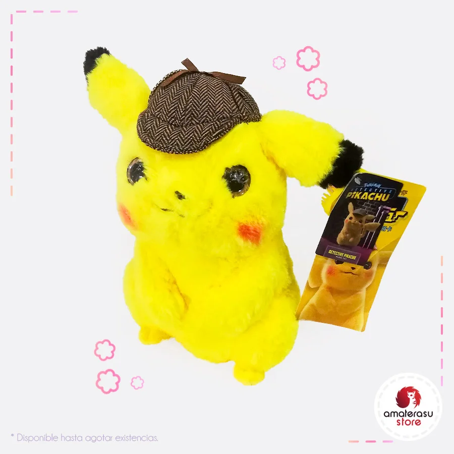Peluche Détective Pikachu • La Pokémon Boutique