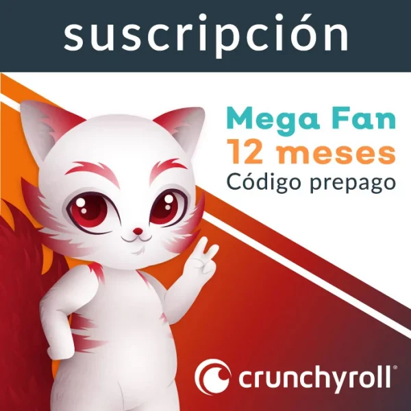 Suscripción Crunchyroll MEGA FAN 12 meses