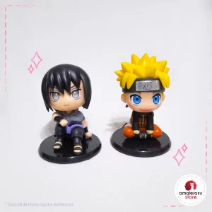 Figuras Naruto y Sasuke