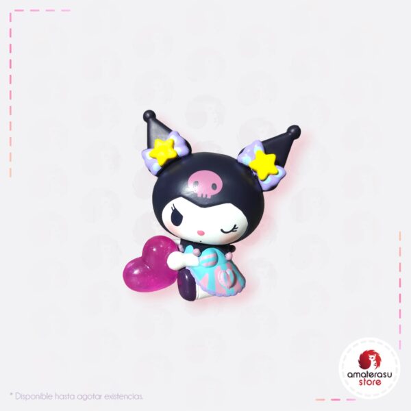 Figura Kuromi corazón