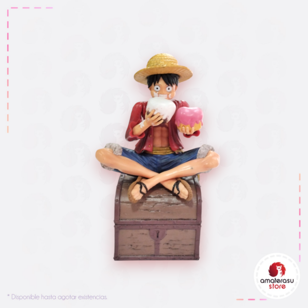 Figura Luffy Bandera y Comiendo - Imagen 3