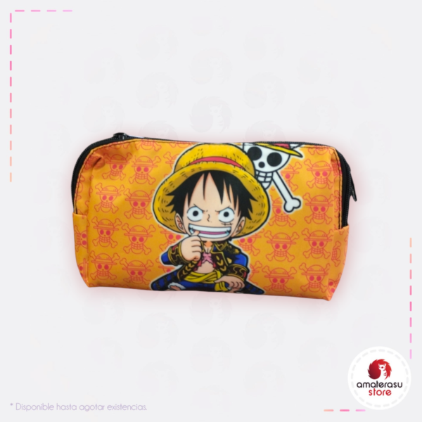 Cartuchera Luffy Calavera Naranja