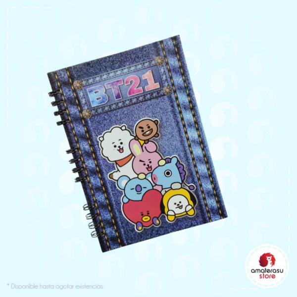 Cuaderno Argollado BTS BT21