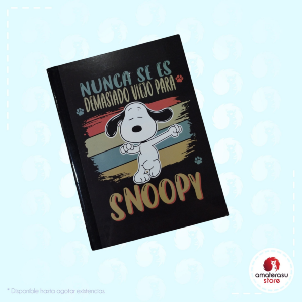 Cuaderno Cosido Snoopy Bailando