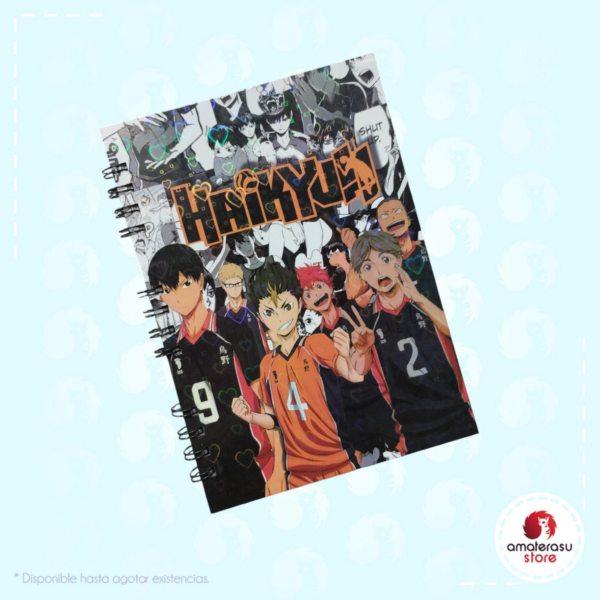 Cuaderno Argollado Haikyuu