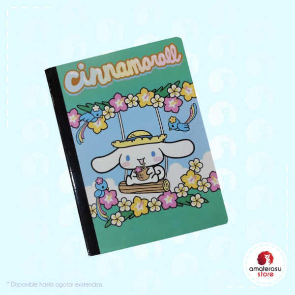 Cuaderno Cosido Cinnamoroll Flores