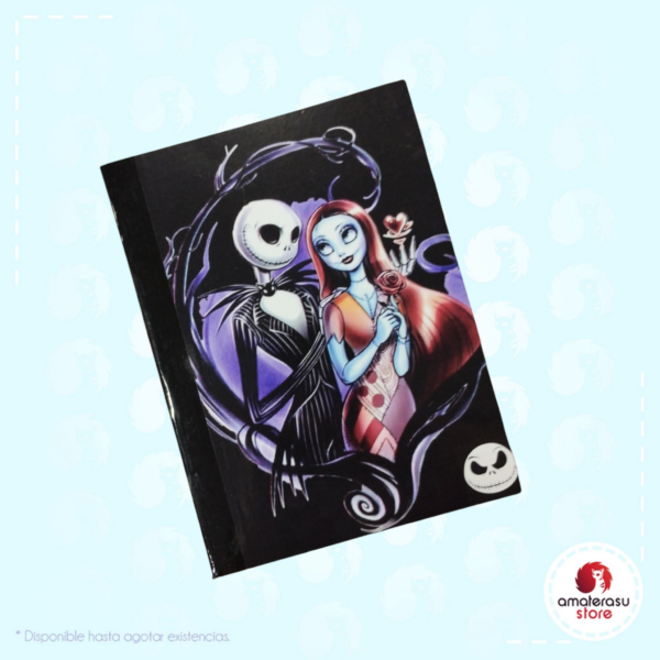 Cuaderno Cosido Jack y Sally Rosa