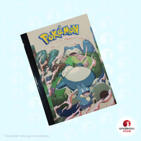 Cuaderno Cosido Snorlax Pokemon