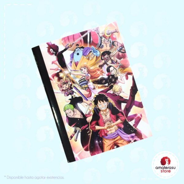 Cuaderno Cosido  One Piece Red