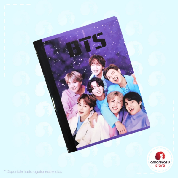 Cuaderno Cosido BTS Lila