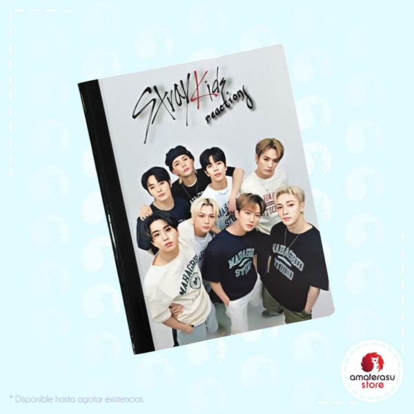 Cuaderno Cosido  Stray Kids Gris