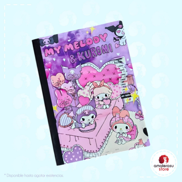 Cuaderno Cosido Kuromi My Melody Games